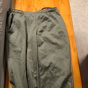 Gray Nike sweatpants